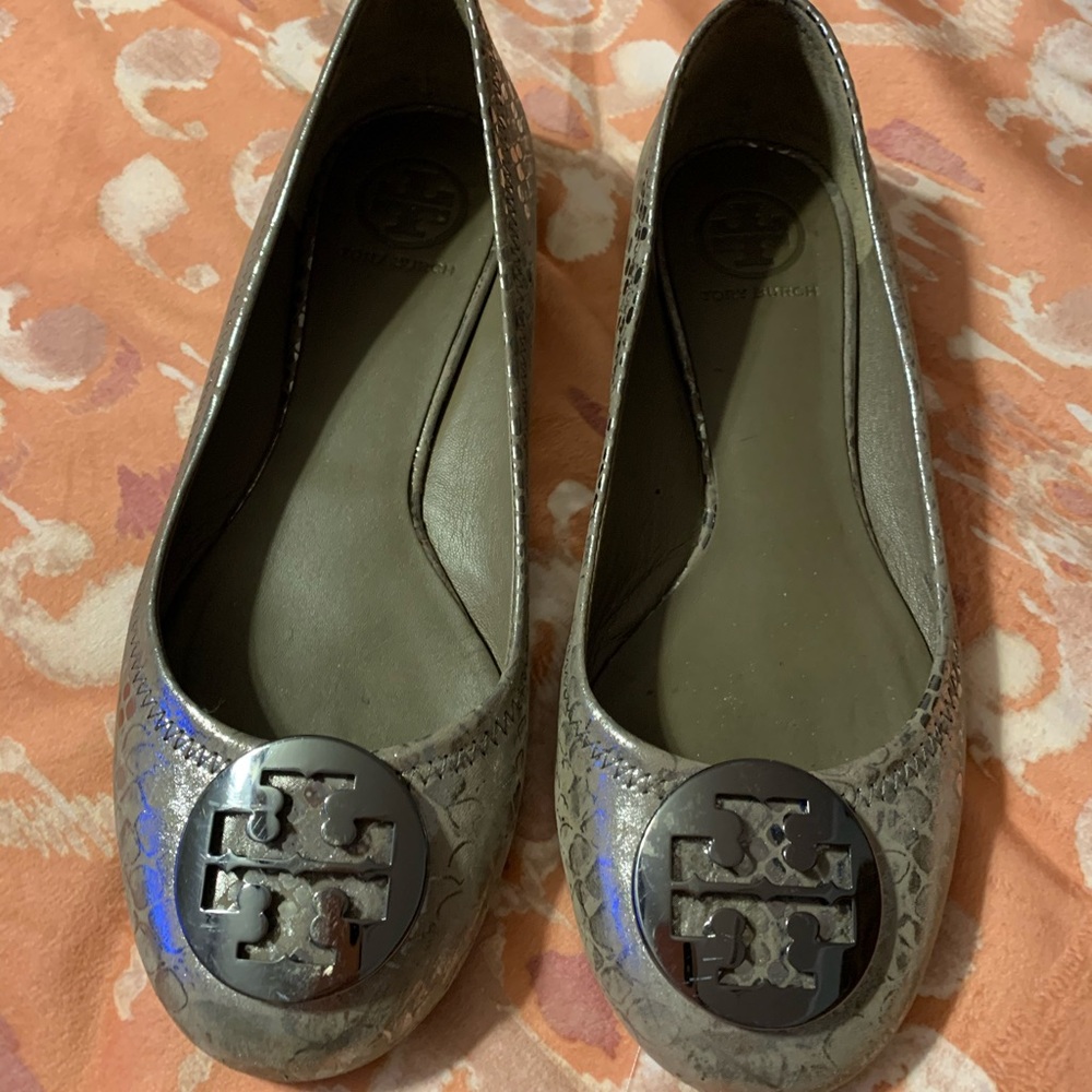 Gray Tory Burch flats